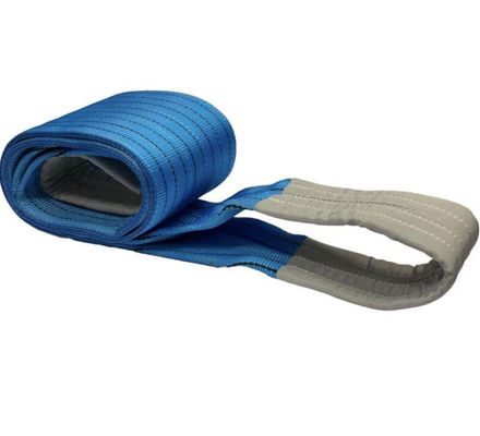 Однослойный 4-тонный плоский полиэстерный шнурки шнурки глазные и подъемные шнурки глазные синий