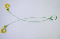 Собрание слинга веревочки стального провода ноги EN 13414-1 22mm двойное